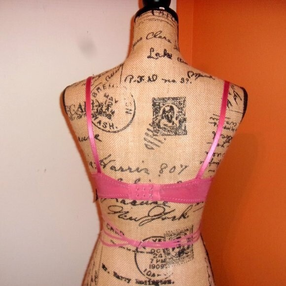Youmita 38C Mauvewood Metallic Lace Bra & XL Coordinating Boyshort - Picture 10 of 13